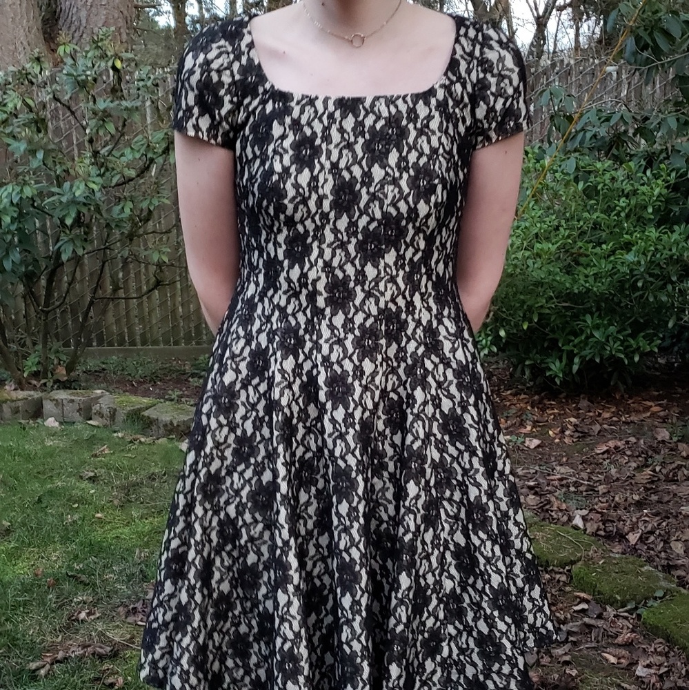 Vintage High-Low Dress